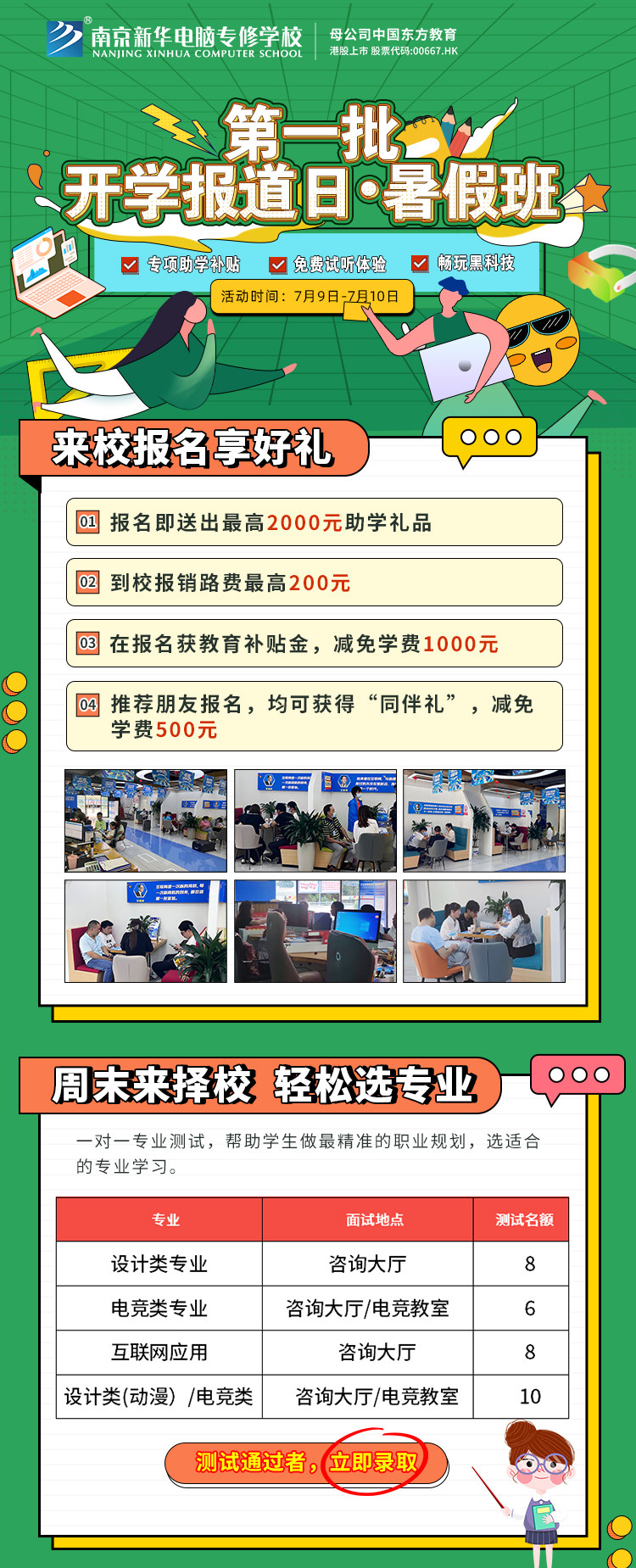南京新華第一批開學(xué)報(bào)到日·暑假班開班啦！